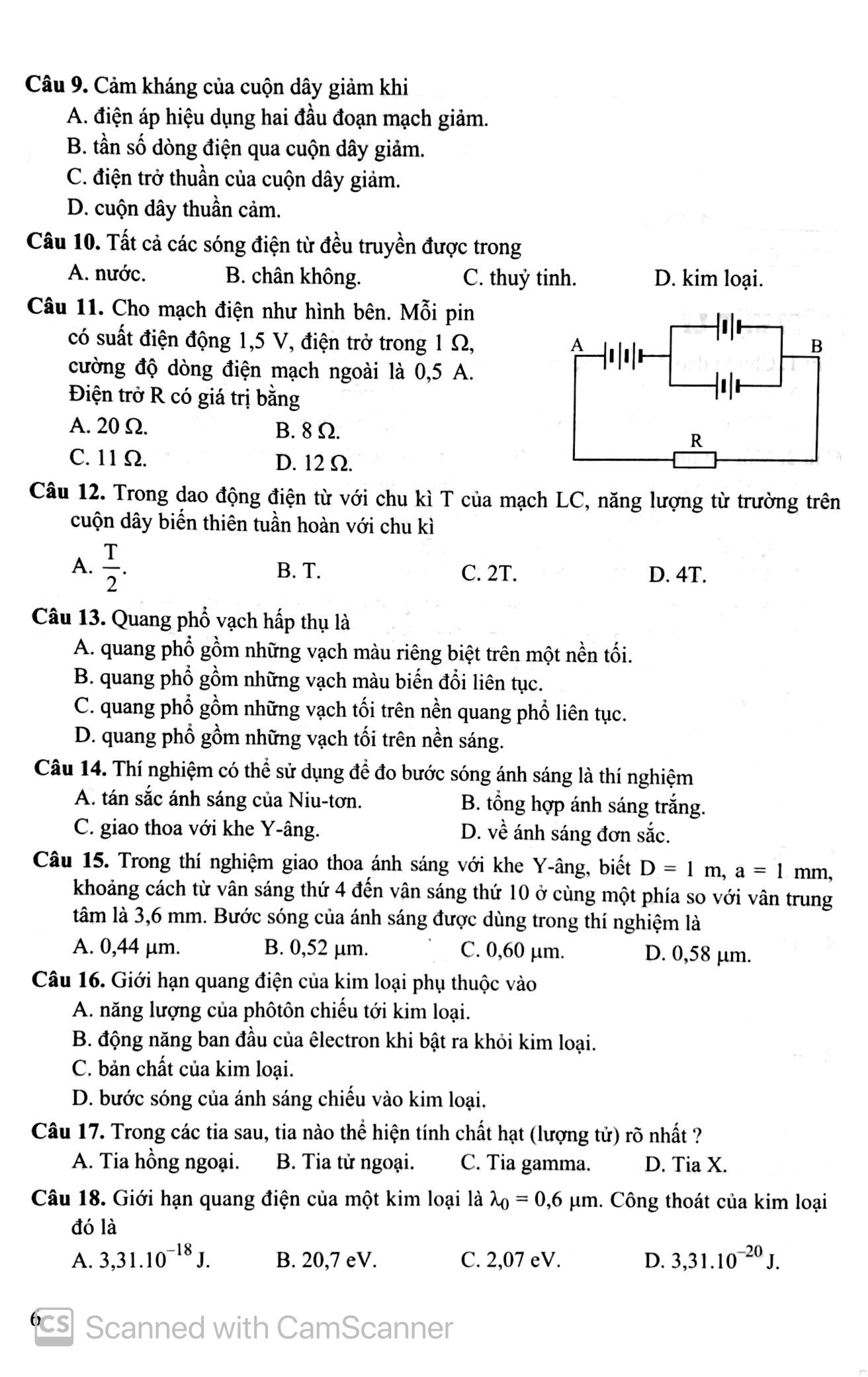 bộ bộ đề trắc nghiệm luyện thi thpt quốc gia 2020 - khoa học tự nhiên - tập 2 - tái bản