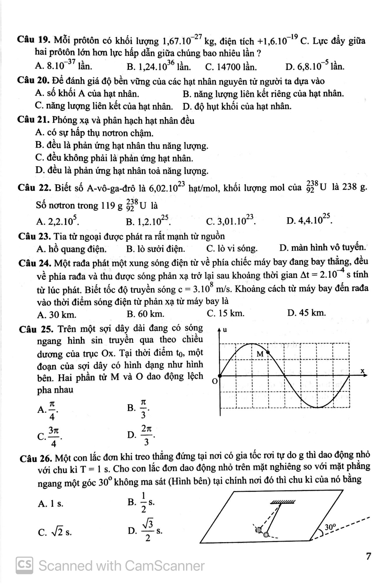 bộ bộ đề trắc nghiệm luyện thi thpt quốc gia 2020 - khoa học tự nhiên - tập 2 - tái bản