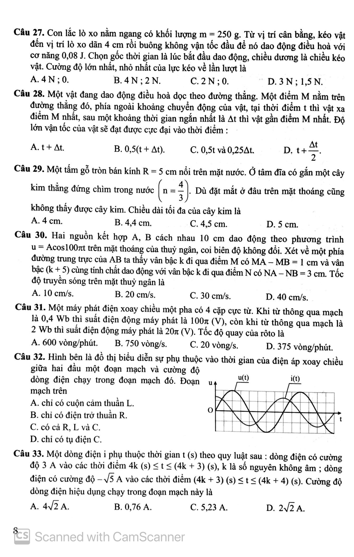 bộ bộ đề trắc nghiệm luyện thi thpt quốc gia 2020 - khoa học tự nhiên - tập 2 - tái bản