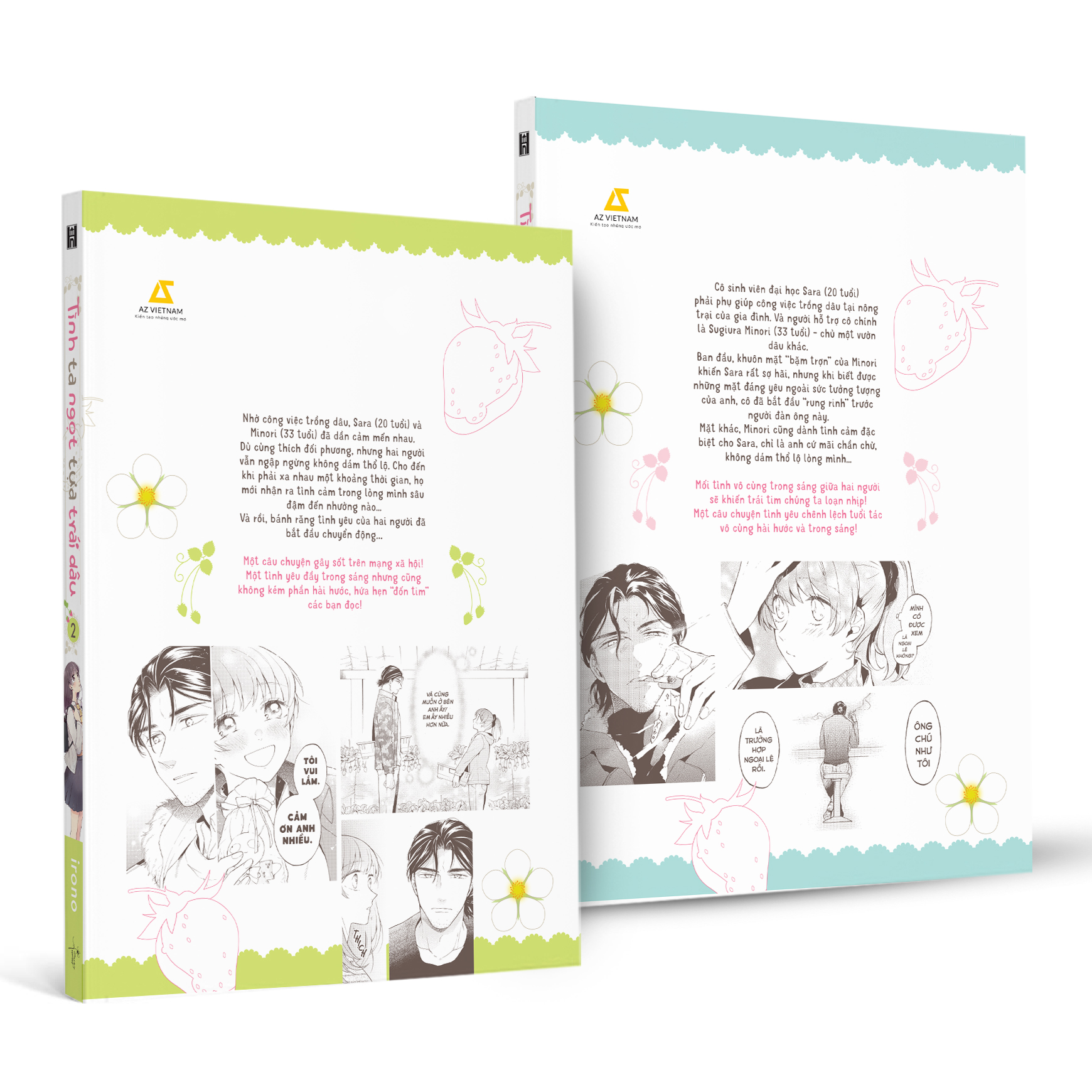 Bộ Bộ Manga - Tình Ta Ngọt Tựa Trái Dâu - Tập 1 + Tập 2 (Bộ 2 Tập) - Bản Đặc Biệt - Tặng Kèm 2 Bookmark + 1 Standee PVC - Ảnh 3