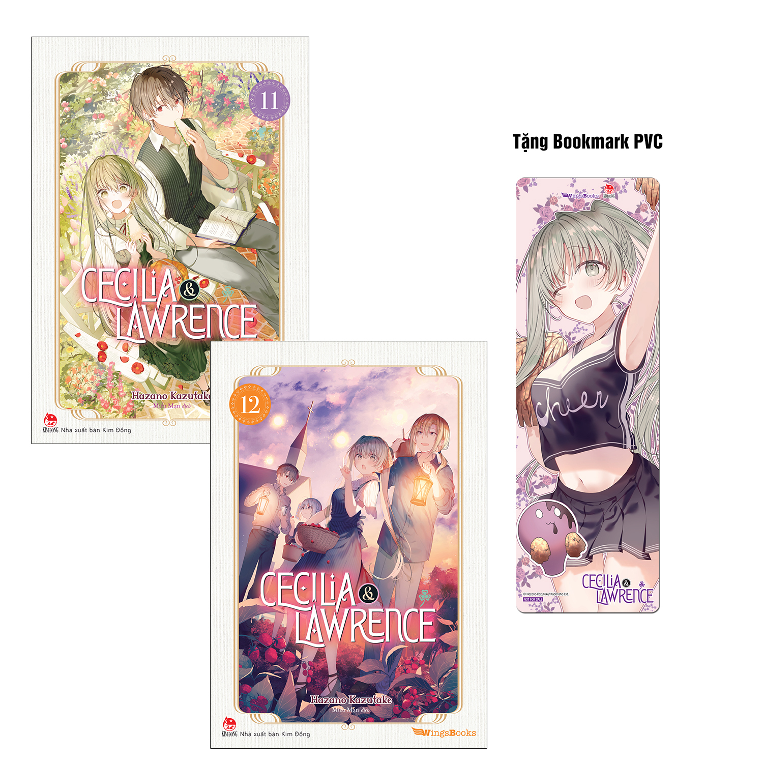 Bo
						
										
										Bo Sach Cecilia & Lawrence - Tap 11 + Tap 12 (Bo 2 Tap) - Tang Kem Bookmark PVC