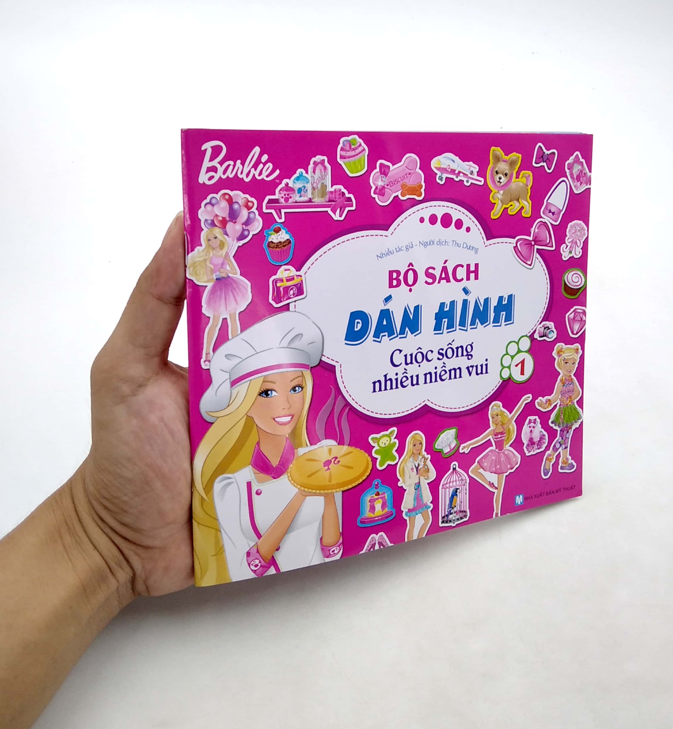 bộ bộ sách dán hình barbie - cuộc sống nhiều niềm vui (tập 1)