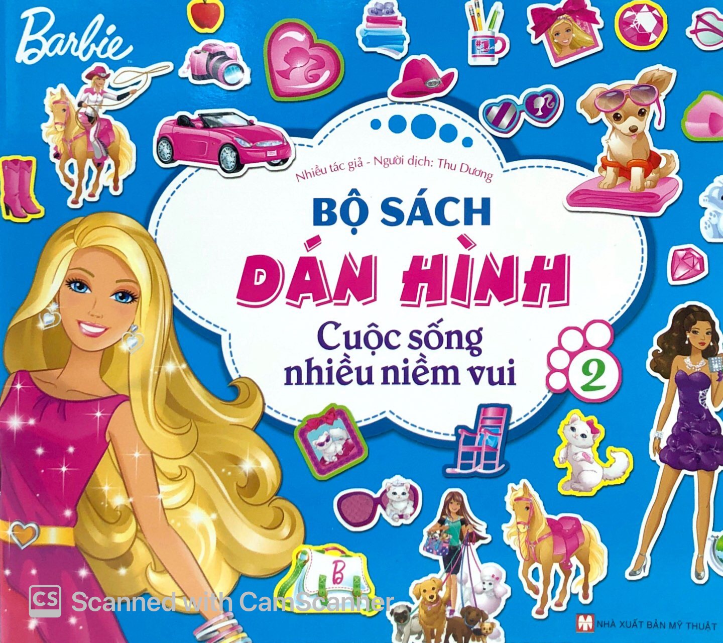bộ bộ sách dán hình barbie - cuộc sống nhiều niềm vui (tập 2)