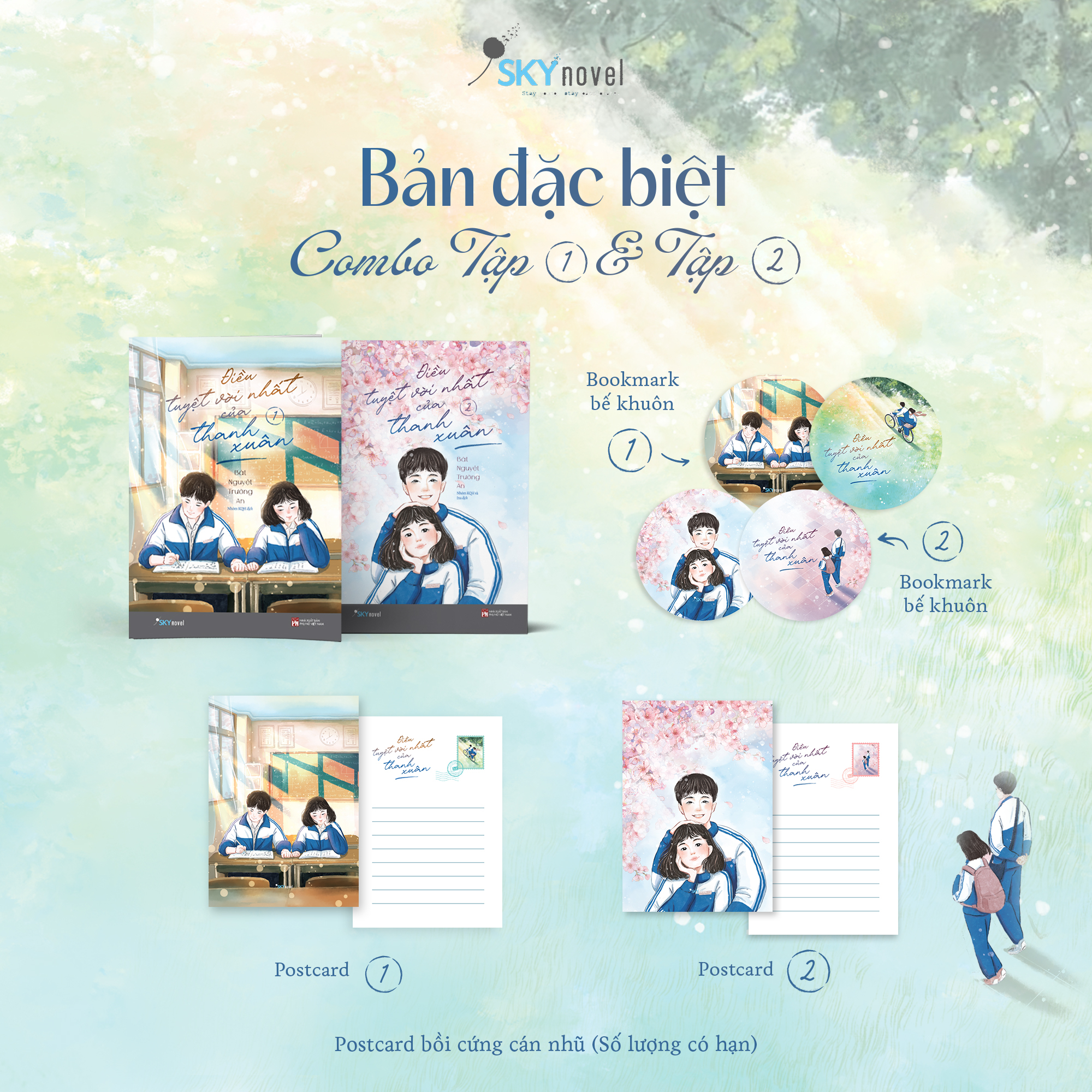 Bo
						
										
										Bo Sach Dieu Tuyet Voi Nhat Cua Thanh Xuan - Tap 1 + Tap 2 (Bo 2 Cuon) - Ban Dac Biet - Tang Kem 2 Bookmark Be Khuon Tron + 2 Postcard Boi Cung Man Nhu