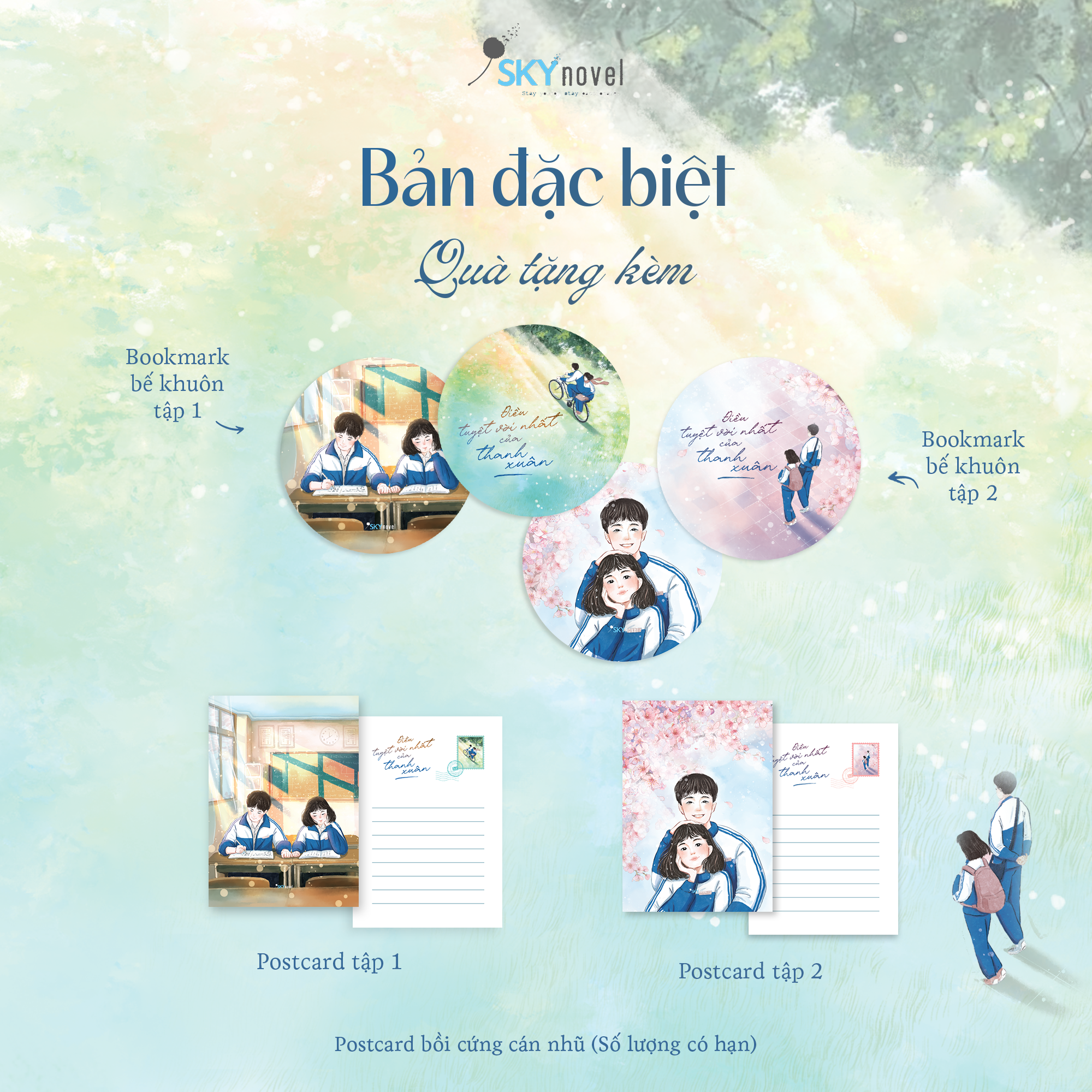 Bo
						
										
										Bo Sach Dieu Tuyet Voi Nhat Cua Thanh Xuan - Tap 1 + Tap 2 (Bo 2 Cuon) - Ban Dac Biet - Tang Kem 2 Bookmark Be Khuon Tron + 2 Postcard Boi Cung Man Nhu