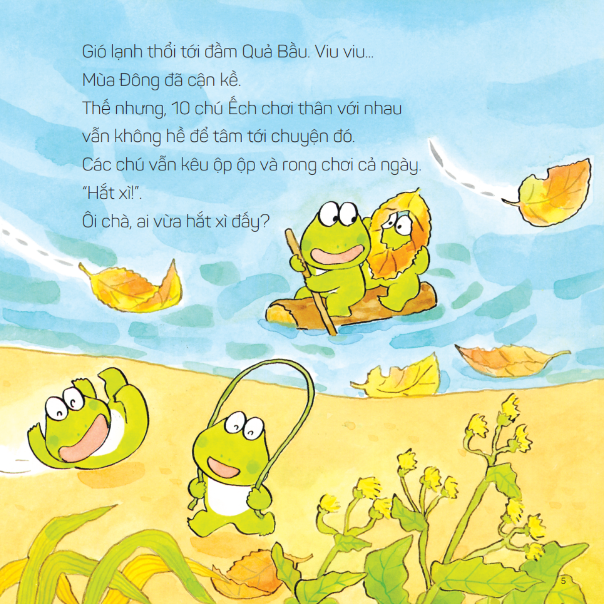 Bộ
						
										
										Bộ Sách Ehon Nhật Bản - 10 Chú Ếch - Phần 1 - Tập 1-6 (Bộ 6 Cuốn)