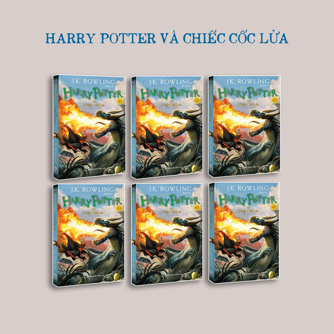 Bộ Bộ Sách Harry Potter Tập 4 - Khổ Nhỏ (Bộ 6 Cuốn)