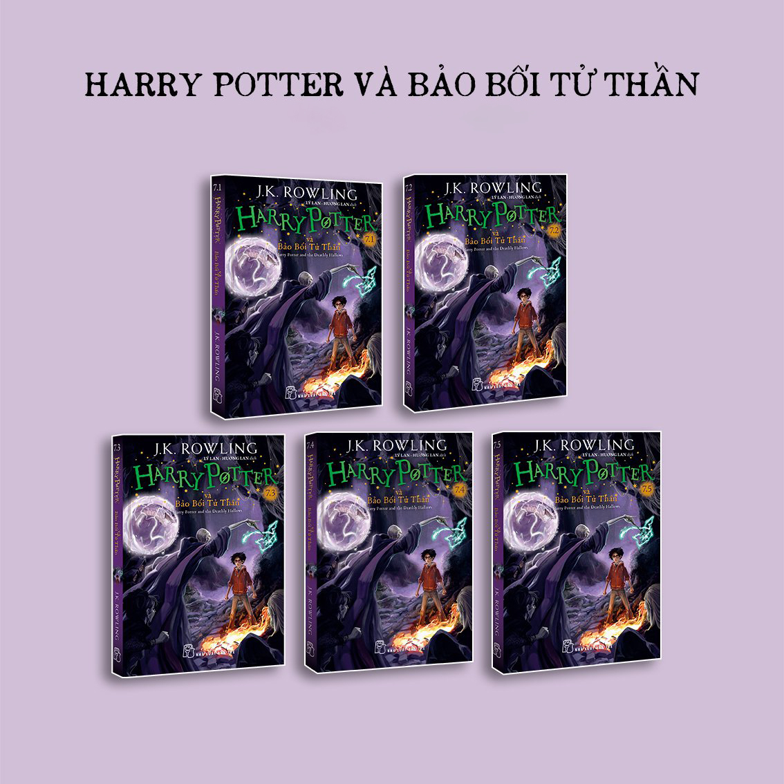 Bo
						
										
										Bo Sach Harry Potter Tap 7 - Kho Nho (Bo 5 Cuon)