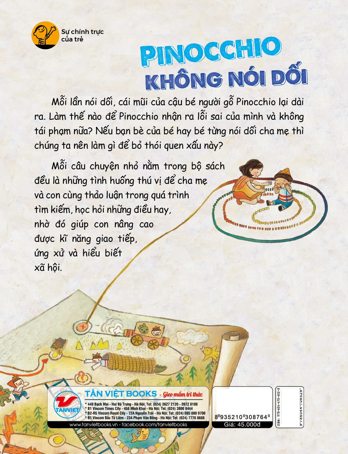 bộ bộ sách kĩ năng xã hội thiết yếu dành cho trẻ - sự chính trực của trẻ - pinocchio không nói dối - 4