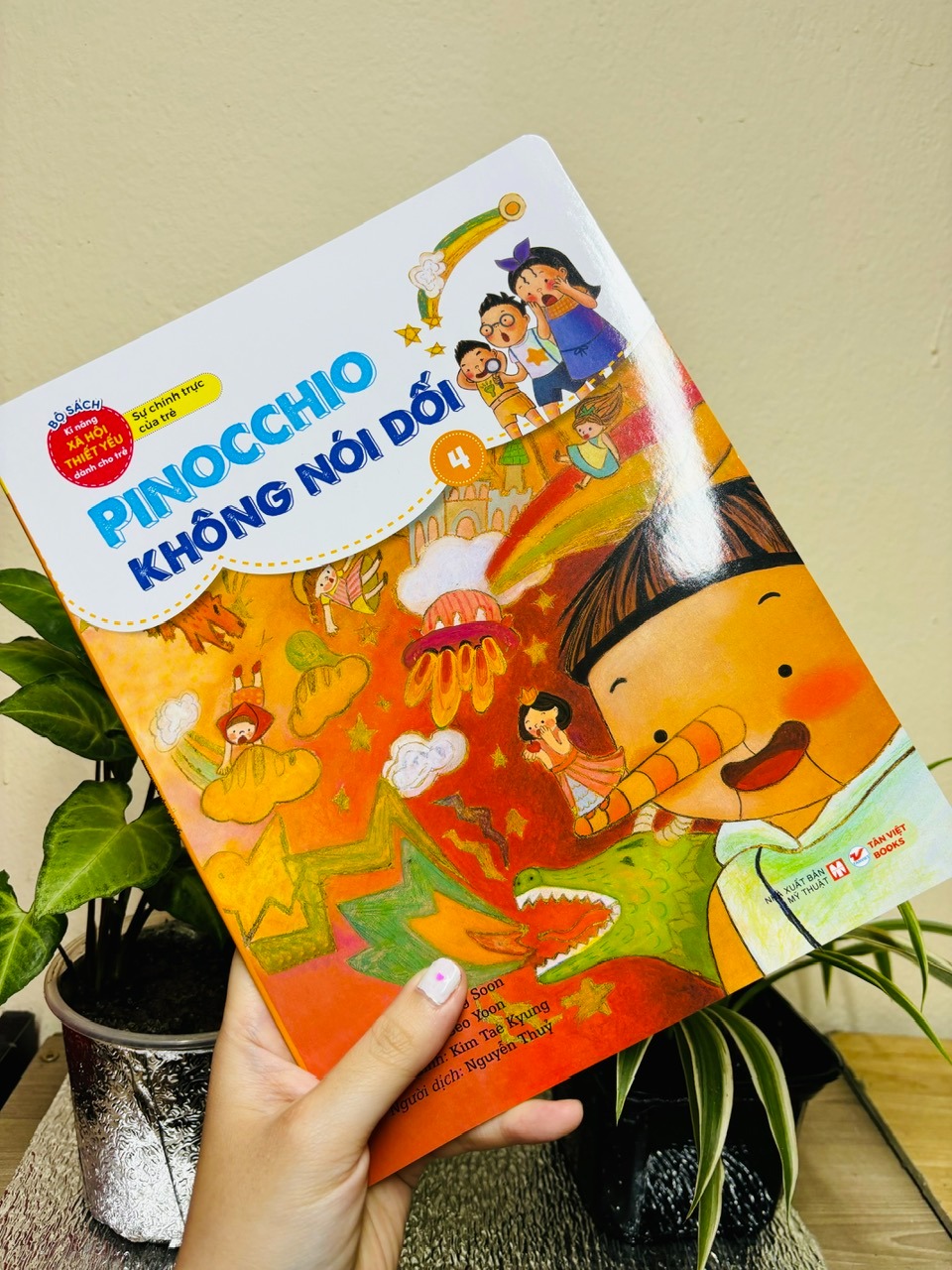 bộ bộ sách kĩ năng xã hội thiết yếu dành cho trẻ - sự chính trực của trẻ - pinocchio không nói dối - 4