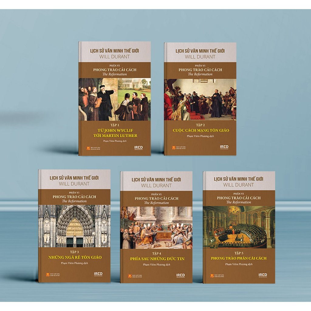 Bo
						
										
										Bo Sach Lich Su Van Minh The Gioi - Phan VI - Phong Trao Cai Cach (Bo 5 Cuon)