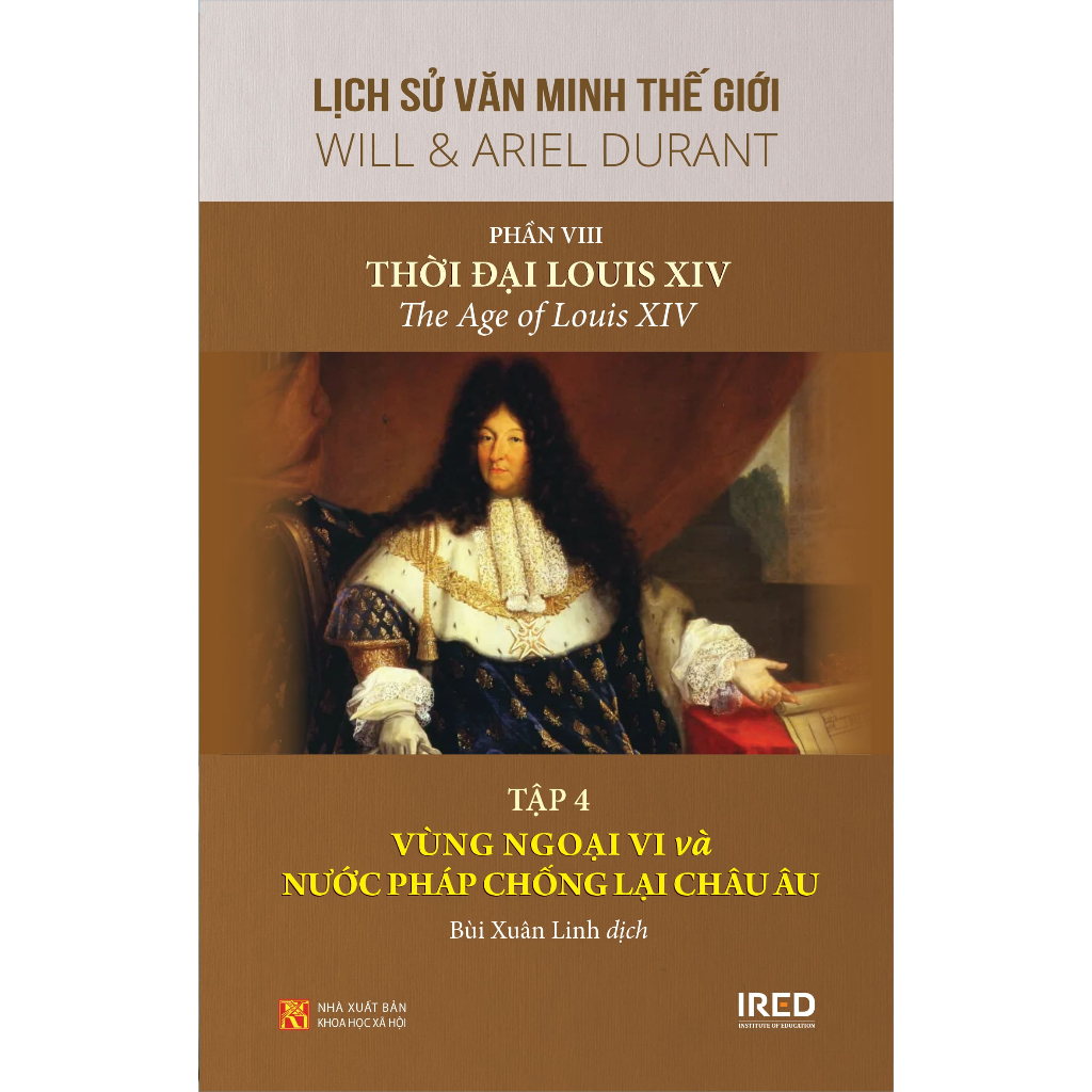 Bo
						
										
										Bo Sach Lich Su Van Minh The Gioi - Phan VIII - Thoi Dai Cua Louis XIV (Bo 4 Cuon)