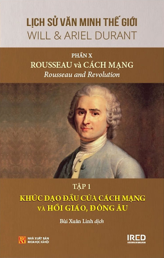 bộ bộ sách lịch sử văn minh thế giới - phần x - rousseau và cách mạng - bìa cứng (bộ 6 cuốn)