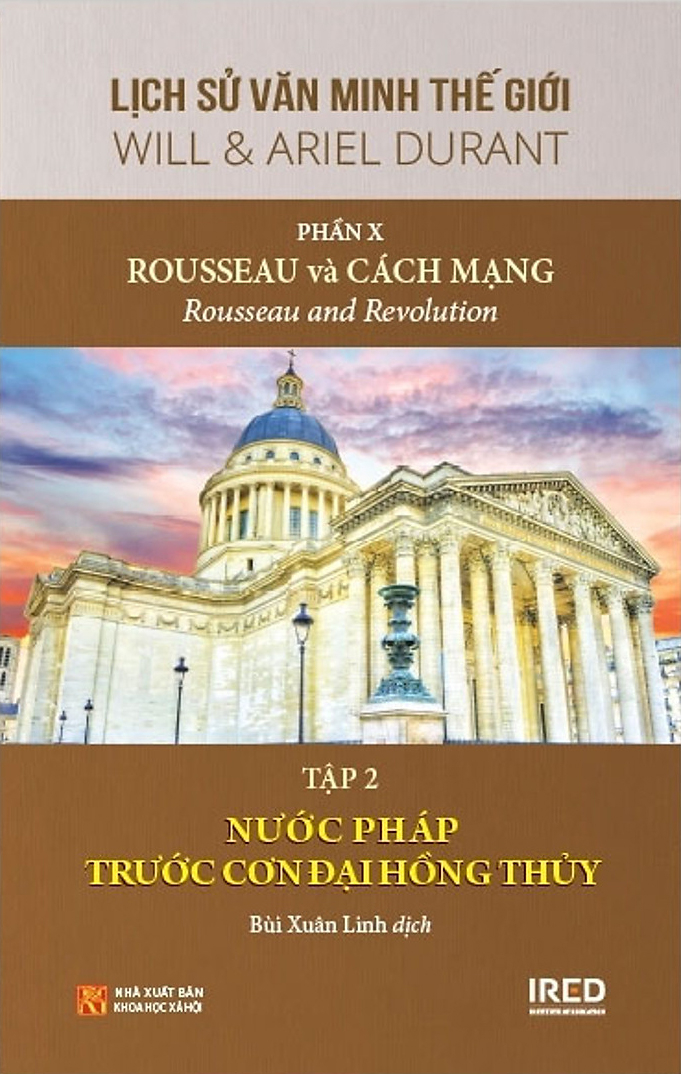 bộ bộ sách lịch sử văn minh thế giới - phần x - rousseau và cách mạng - bìa cứng (bộ 6 cuốn)
