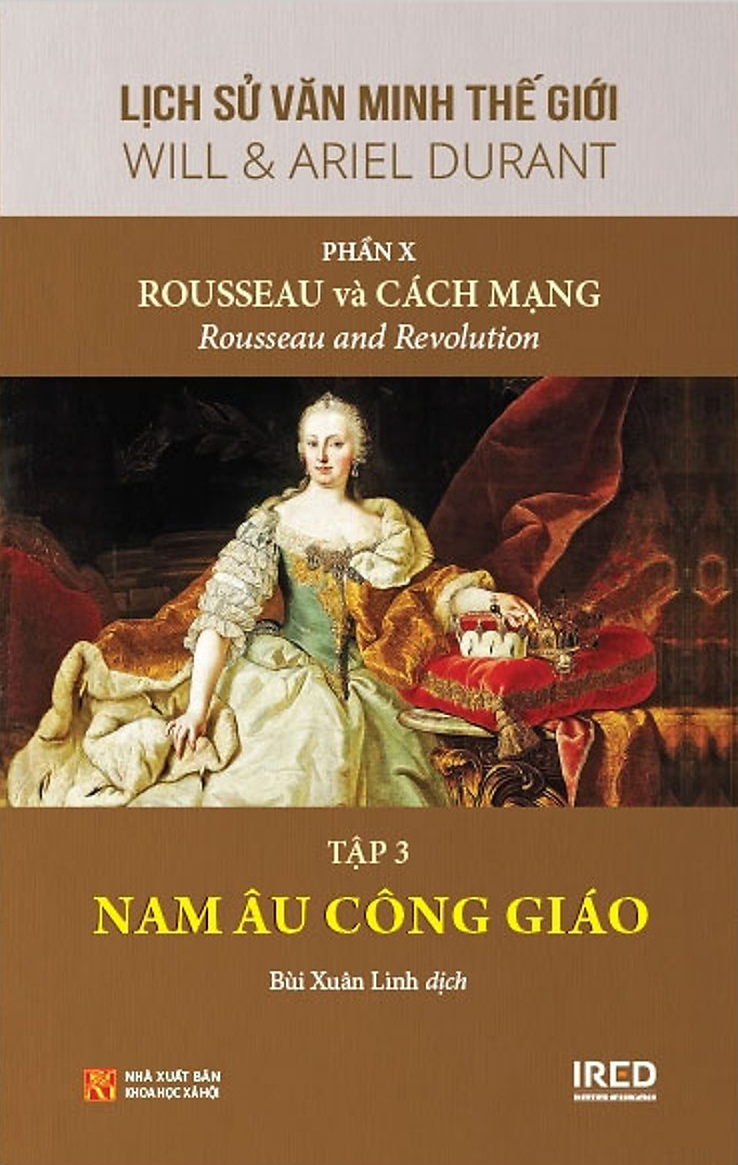 bộ bộ sách lịch sử văn minh thế giới - phần x - rousseau và cách mạng - bìa cứng (bộ 6 cuốn)