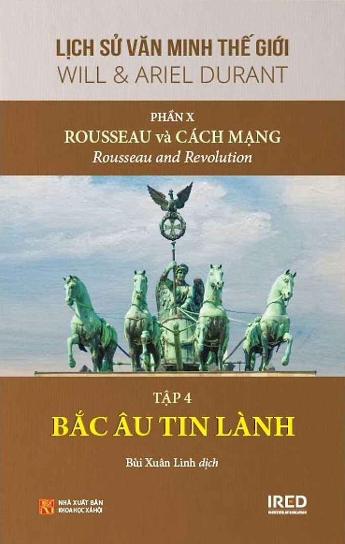 bộ bộ sách lịch sử văn minh thế giới - phần x - rousseau và cách mạng - bìa cứng (bộ 6 cuốn)
