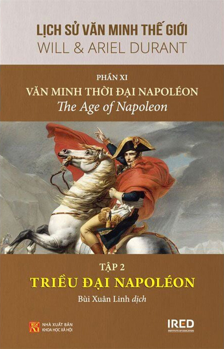bộ bộ sách lịch sử văn minh thế giới - phần xi - triều đại napoléon - bìa cứng (bộ 5 cuốn)