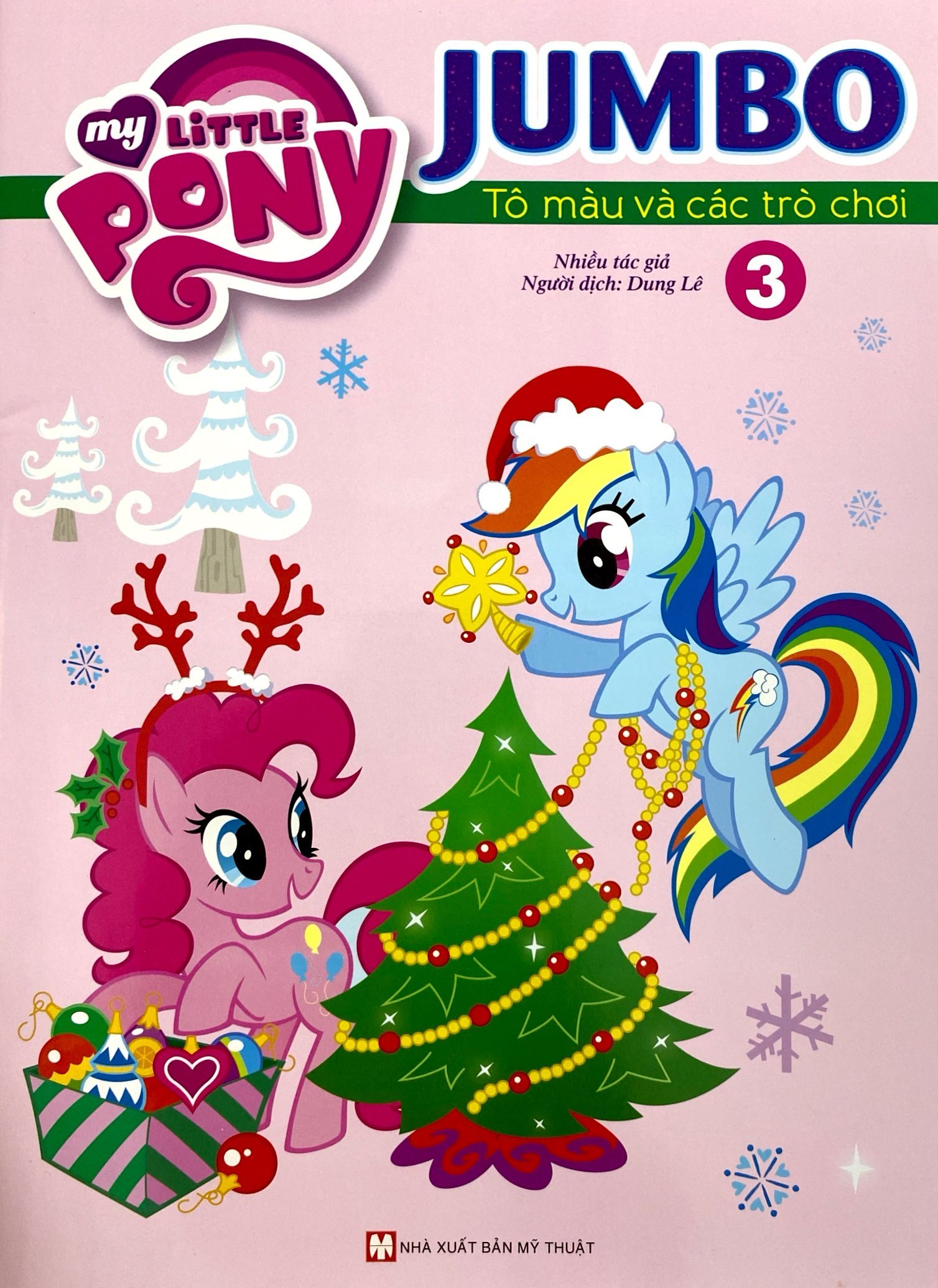 bộ bộ sách my lititle pony - jumbo tô màu và các trò chơi - tập 1,2,3 (bộ 3 cuốn)