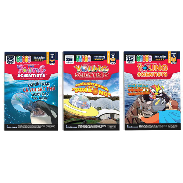 Bo
Bo Sach The Young Scientist - Truyen Tranh Khoa Hoc Cho Tre Em - Tap 11 - Level 1+2+3 (Bo 3 Cuon)