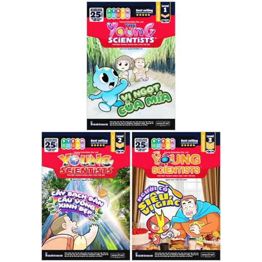 Bo
Bo Sach The Young Scientist - Truyen Tranh Khoa Hoc Cho Tre Em - Tap 14 - Level 1+2+3 (Bo 3 Cuon)