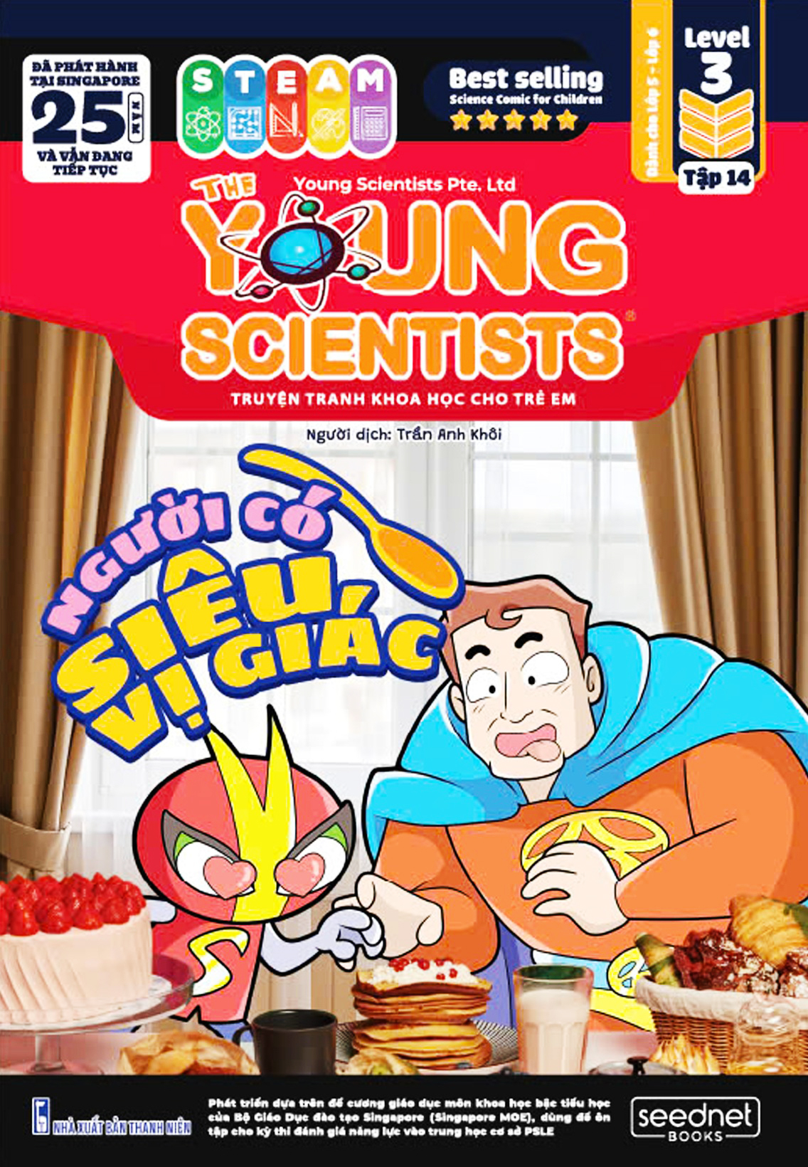 Bo
						
										
										Bo Sach The Young Scientist - Truyen Tranh Khoa Hoc Cho Tre Em - Tap 14 - Level 1+2+3 (Bo 3 Cuon)