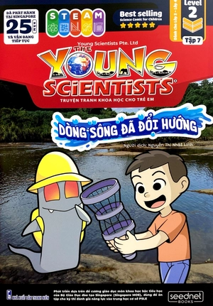bộ bộ sách the young scientist - truyện tranh khoa học cho trẻ em - tập 7 - level 1+2+3 (bộ 3 cuốn)