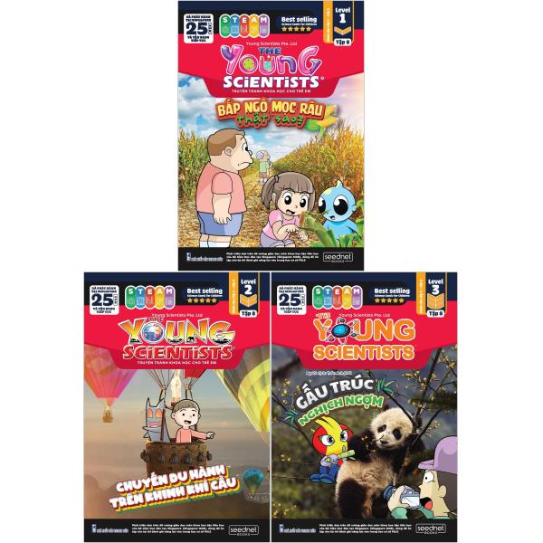 Bo
Bo Sach The Young Scientist - Truyen Tranh Khoa Hoc Cho Tre Em - Tap 8 - Level 1+2+3 (Bo 3 Cuon)