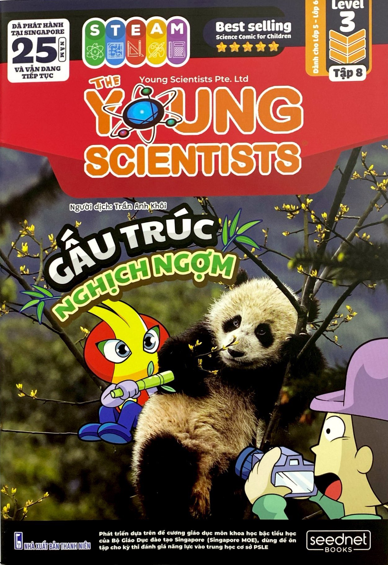Bo
						
										
										Bo Sach The Young Scientist - Truyen Tranh Khoa Hoc Cho Tre Em - Tap 8 - Level 1+2+3 (Bo 3 Cuon)