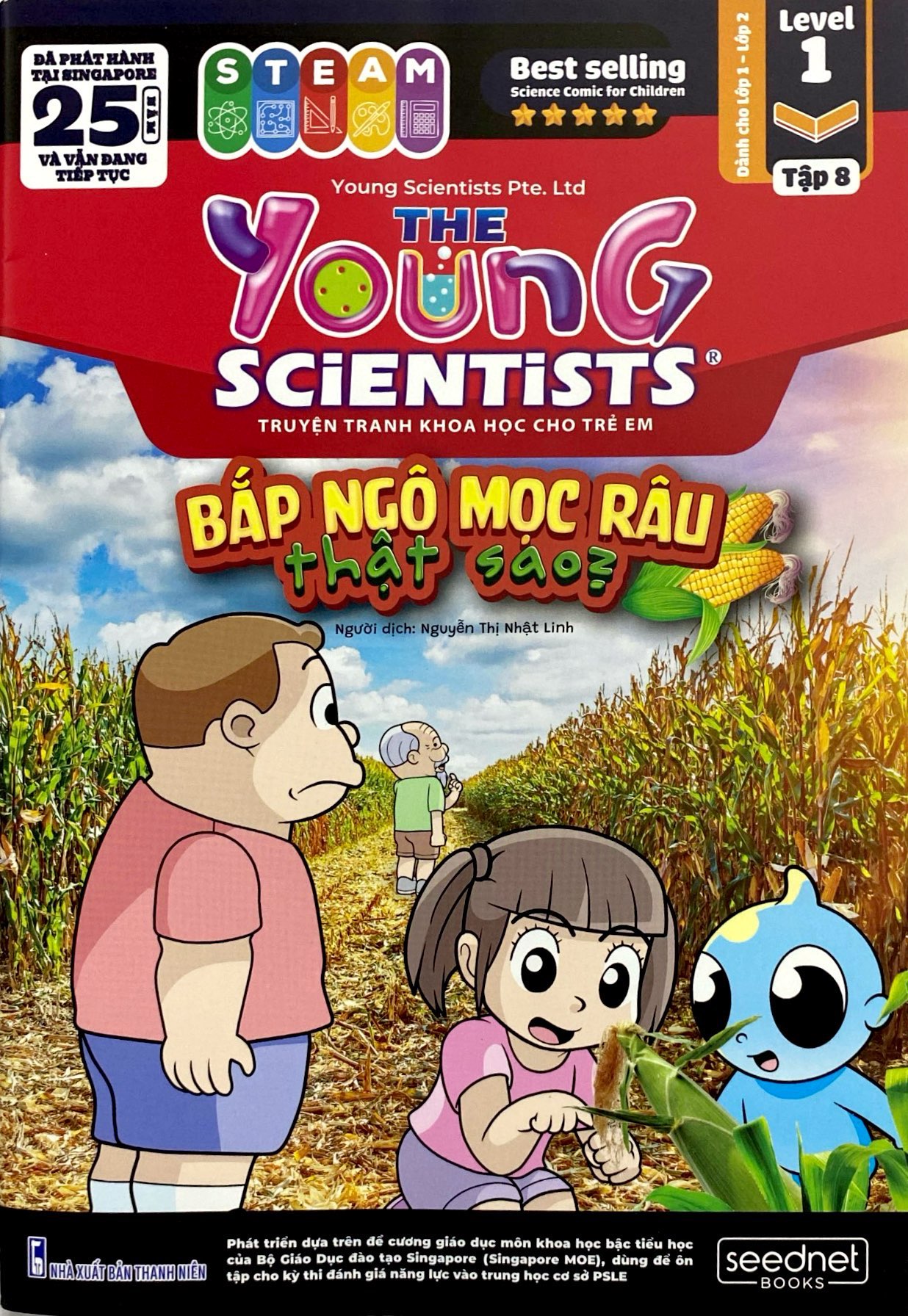 Bo
						
										
										Bo Sach The Young Scientist - Truyen Tranh Khoa Hoc Cho Tre Em - Tap 8 - Level 1+2+3 (Bo 3 Cuon)