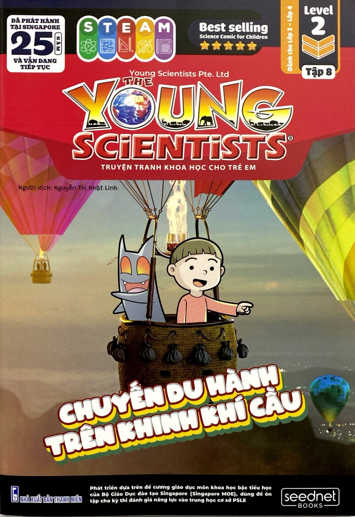 Bo
						
										
										Bo Sach The Young Scientist - Truyen Tranh Khoa Hoc Cho Tre Em - Tap 8 - Level 1+2+3 (Bo 3 Cuon)