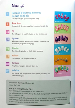 bộ bộ sưu tập các mẫu trang điểm móng tập 1