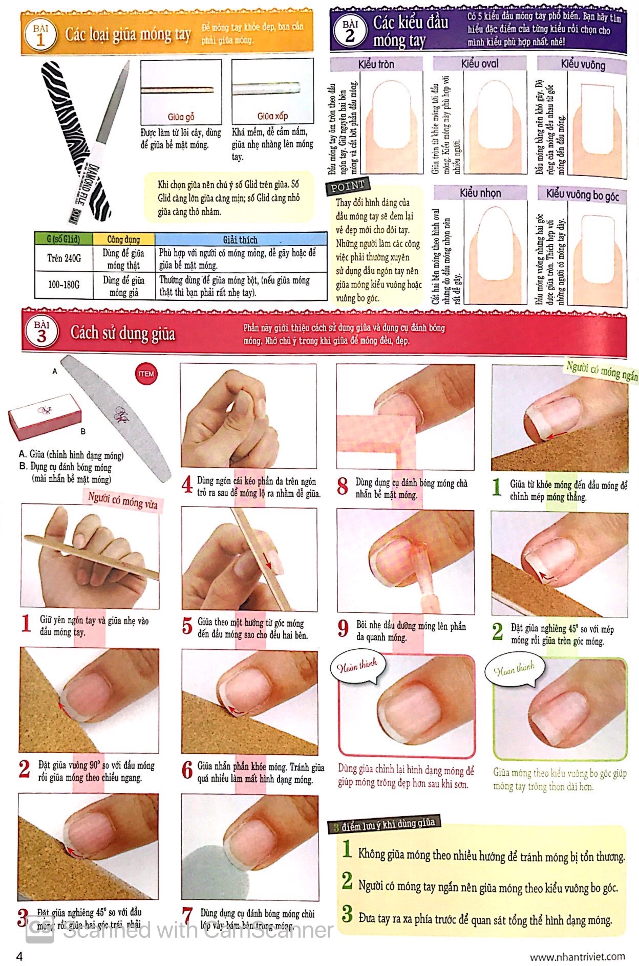 bộ bộ sưu tập các mẫu trang điểm móng (tập 2)