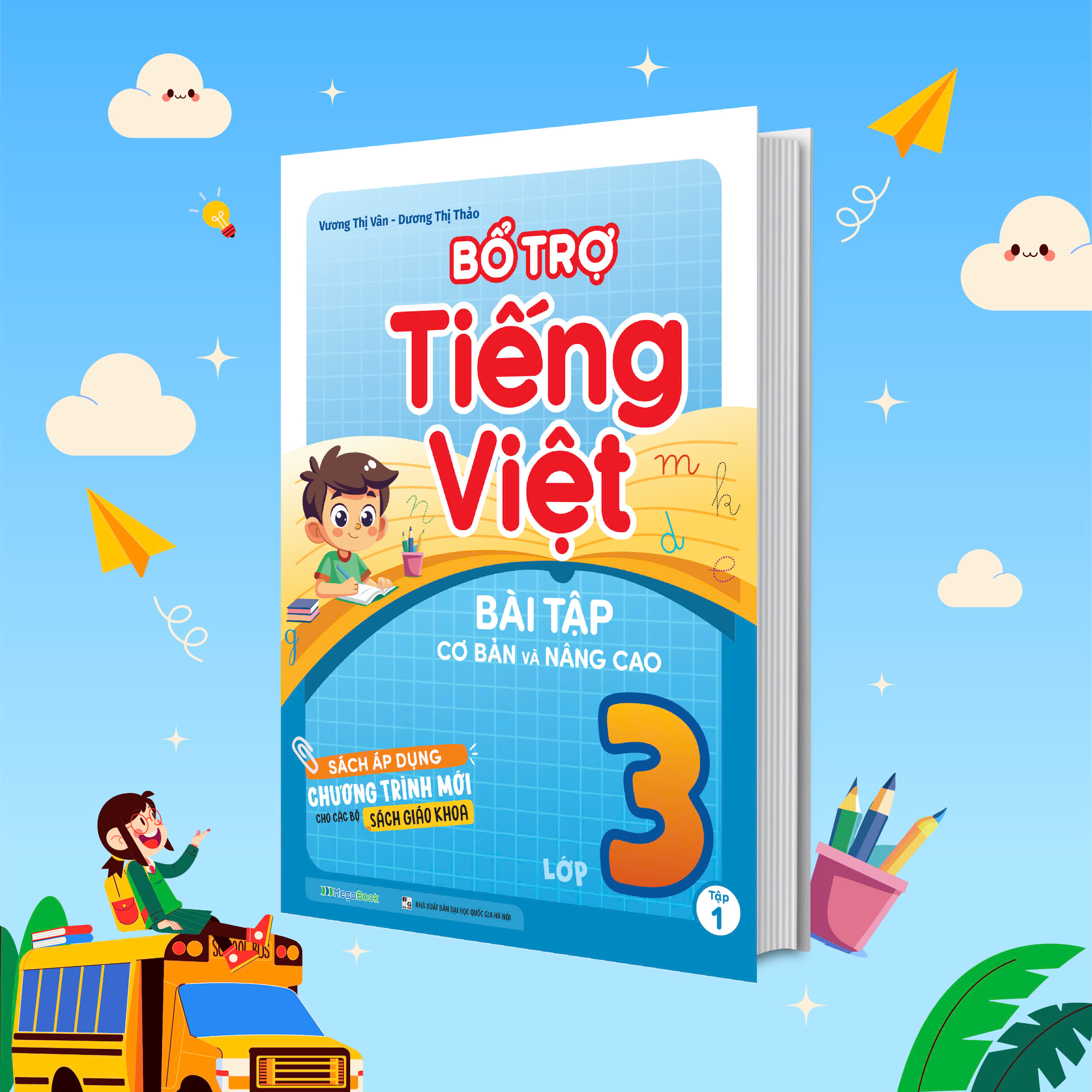 Bo
						
										
										Bo Tro Tieng Viet - Bai Tap Co Ban Va Nang Cao Lop 3 - Tap 1
