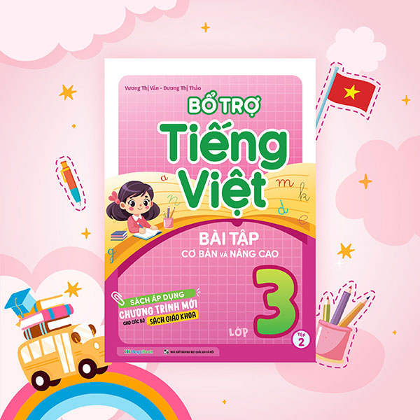 Bo
						
										
										Bo Tro Tieng Viet - Bai Tap Co Ban Va Nang Cao Lop 3 - Tap 2