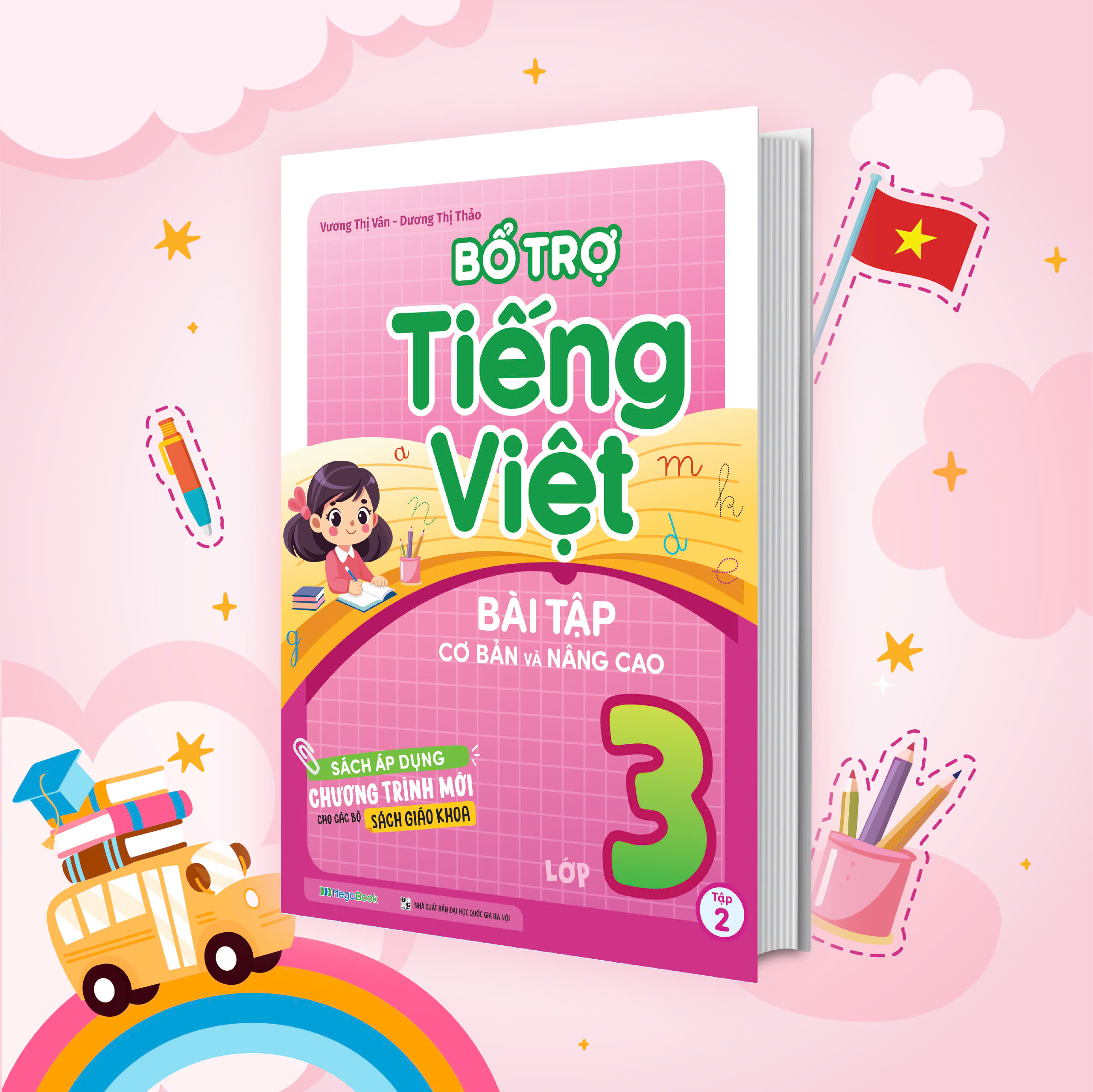 Bo
						
										
										Bo Tro Tieng Viet - Bai Tap Co Ban Va Nang Cao Lop 3 - Tap 2
