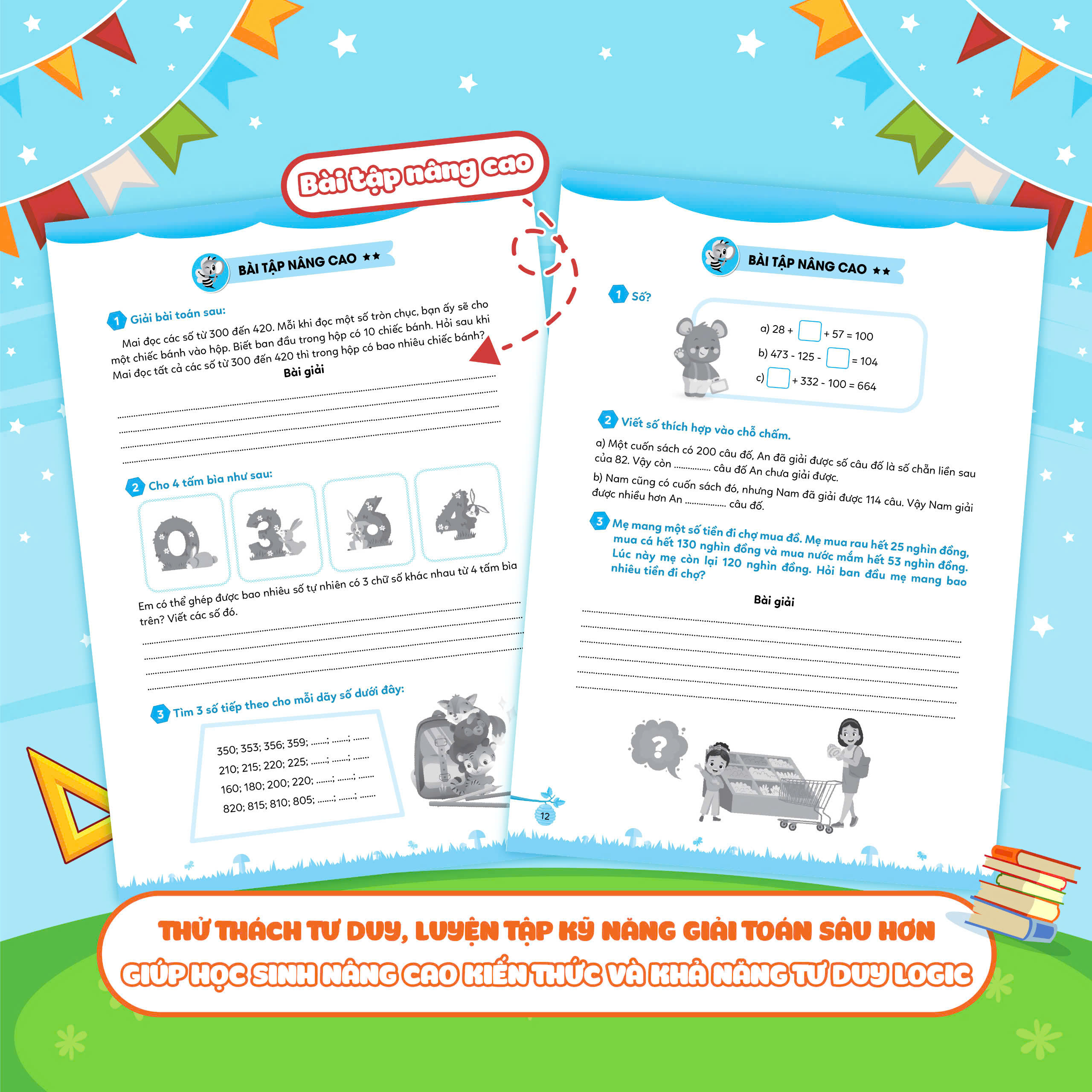 Bo
						
										
										Bo Tro Toan - Bai Tap Co Ban Va Nang Cao Lop 3 - Tap 1