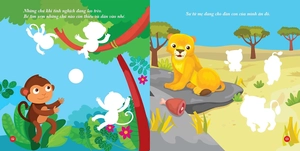 bộ bóc dán hình phát triển iq-eq-cq - animal sticker - động vật đáng yêu 1