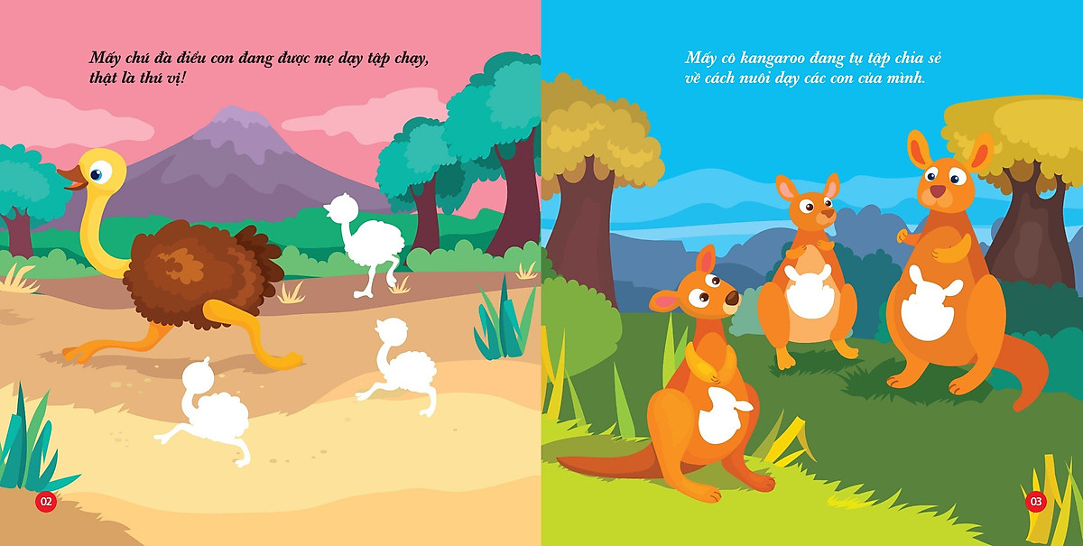 bộ bóc dán hình phát triển iq-eq-cq - animal sticker - động vật đáng yêu 2