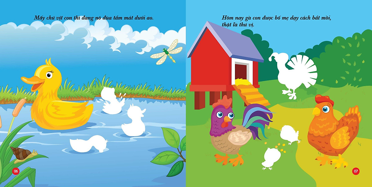 bộ bóc dán hình phát triển iq-eq-cq - animal sticker - động vật đáng yêu 3