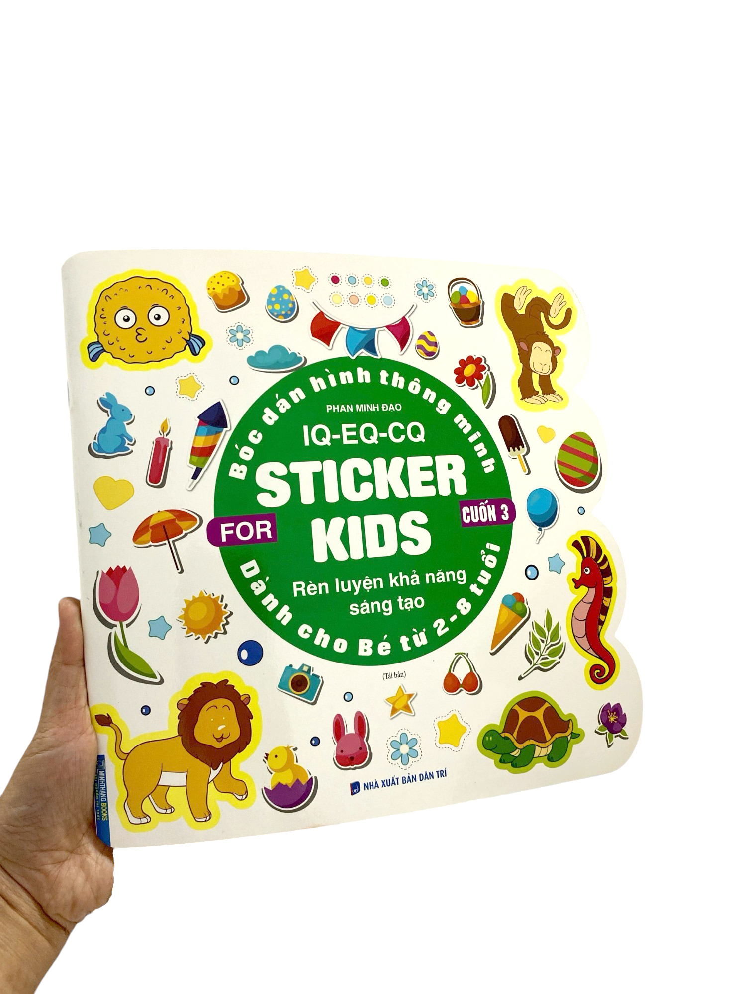 bộ bóc dán hình thông minh iq-eq-cq - sticker for kids - cuốn 3 (tái bản 2023)