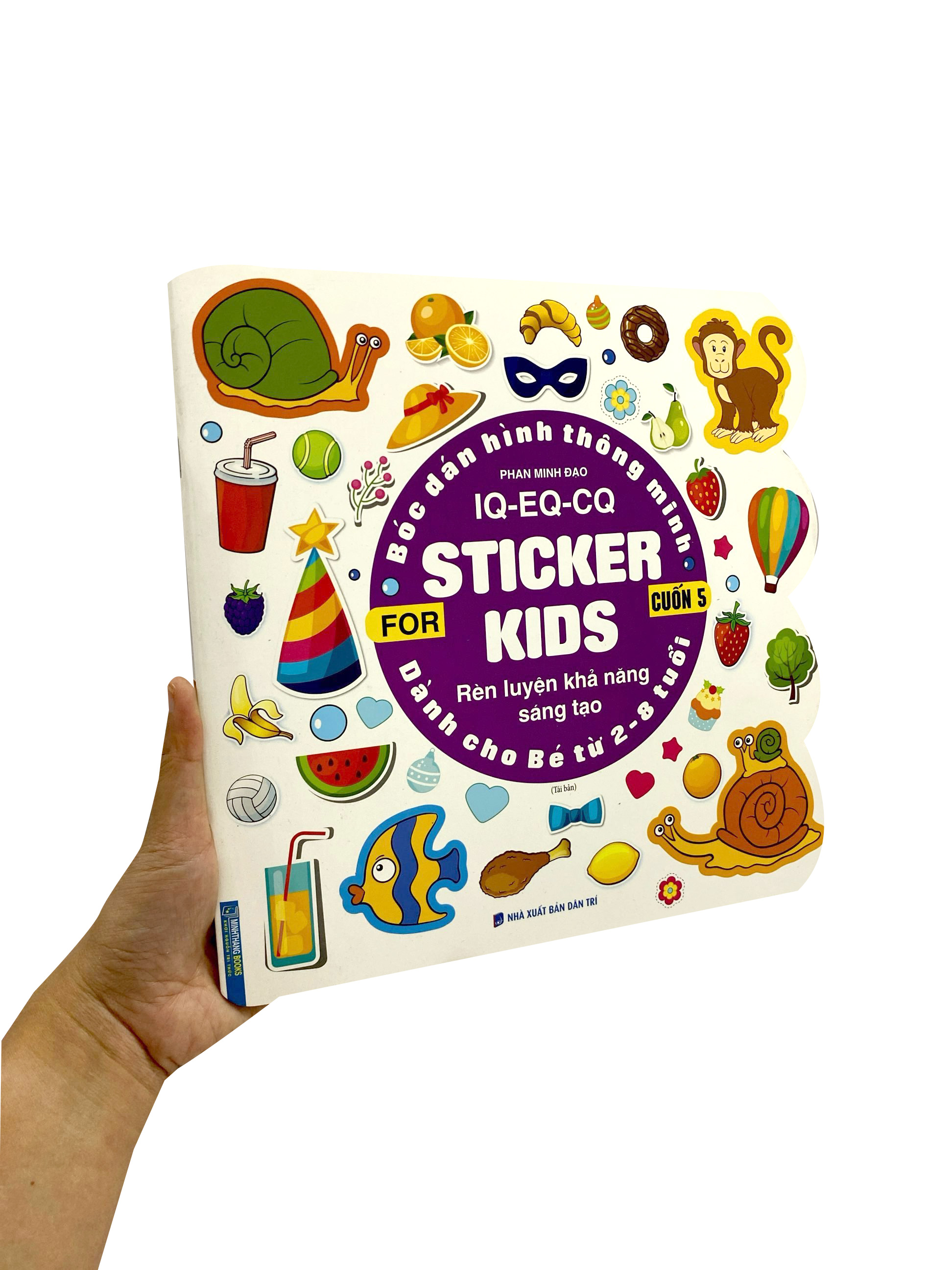 bộ bóc dán hình thông minh iq-eq-cq - sticker for kids - cuốn 5 (tái bản 2023)