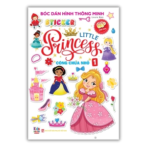bộ bóc dán hình thông minh - little princess - công chúa nhỏ 1