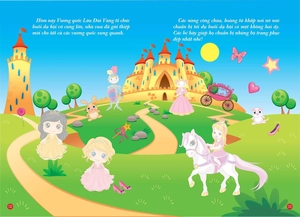bộ bóc dán hình thông minh - little princess - công chúa nhỏ 1