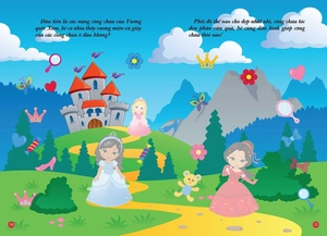 bộ bóc dán hình thông minh - little princess - công chúa nhỏ 1