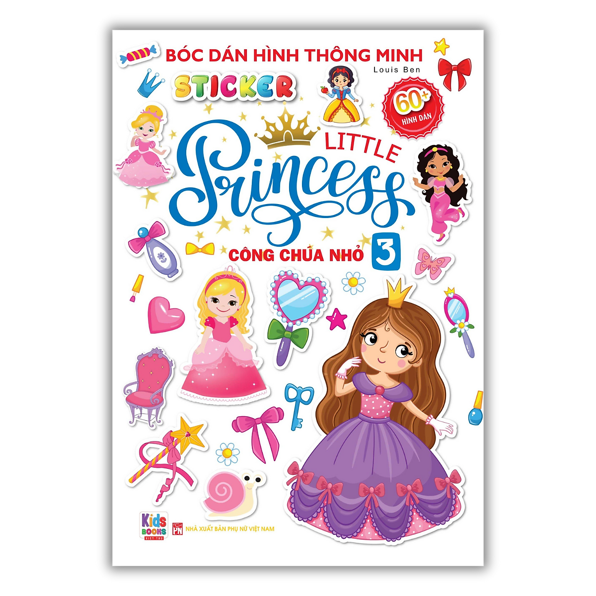 bộ bóc dán hình thông minh - little princess - công chúa nhỏ 3