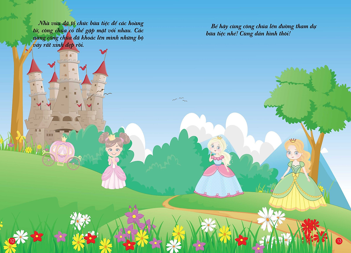 bộ bóc dán hình thông minh - little princess - công chúa nhỏ 3