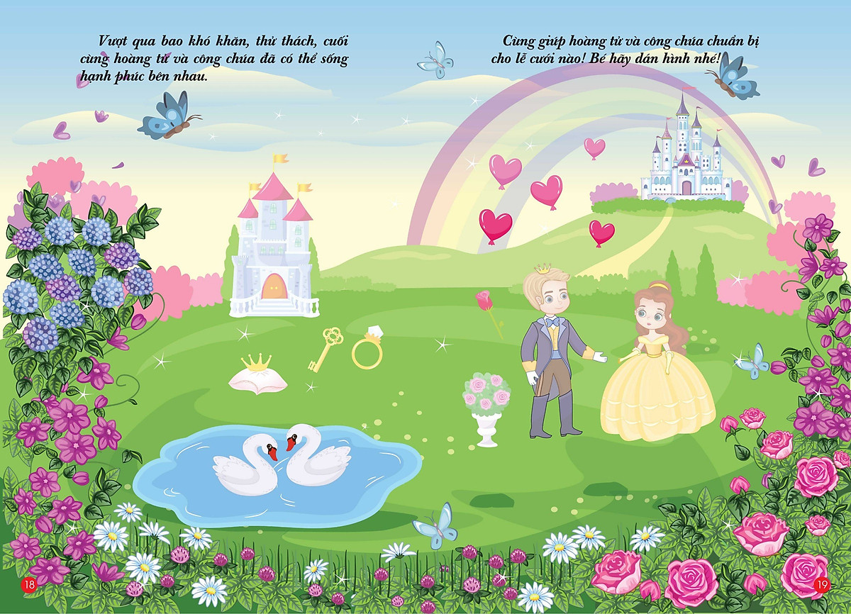 bộ bóc dán hình thông minh - little princess - công chúa nhỏ 3