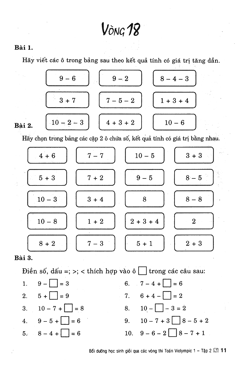 bộ bồi dưỡng học sinh giỏi qua các vòng thi toán lớp 4 (tập 2)