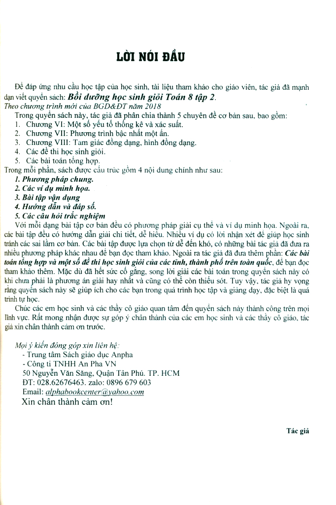 bộ bồi dưỡng học sinh giỏi toán 7 - tập 2 (tái bản 2023)