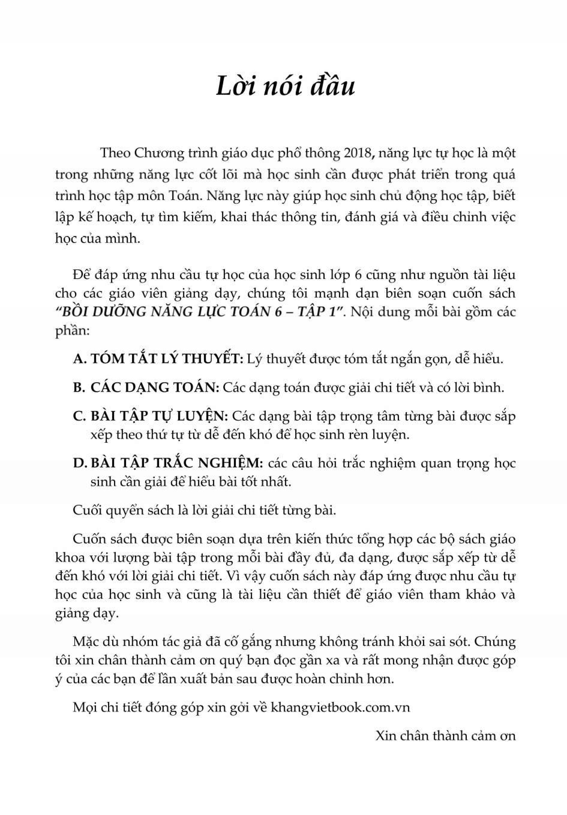 Bo
						
										
										Boi Duong Nang Luc Toan 6 - Tap 1